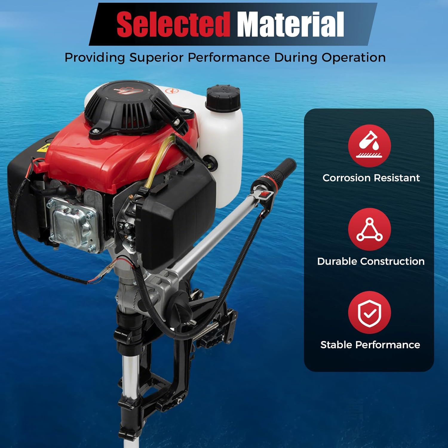 محرك خارجي بقوة 4 أحصان، محرك  - مراجعة Fishing Boat Outboard Motor وسعره
