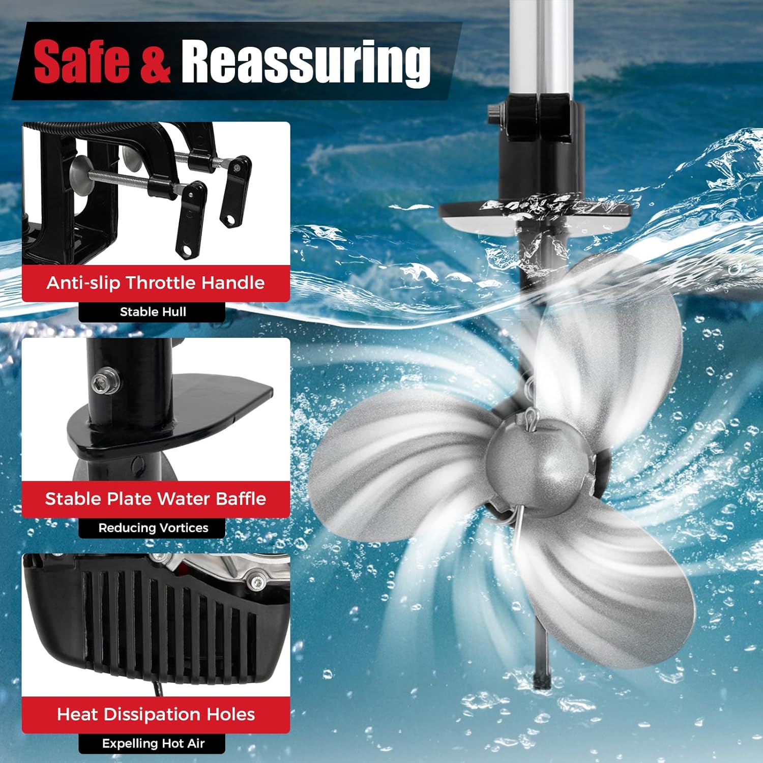 محرك خارجي بقوة 4 أحصان، محرك  - مراجعة Fishing Boat Outboard Motor وسعره